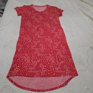 Joyspun Womens Gown‎ Red  Cuddly Soft Size Small 4/6